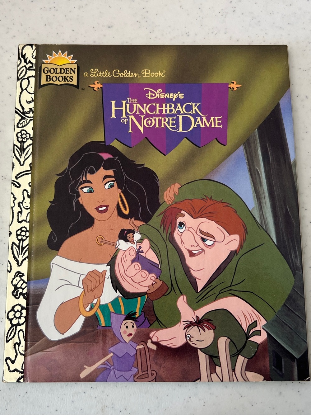 Disney's 1990’s Vintage The Hunchback of Notre Dame Little Golden Book
